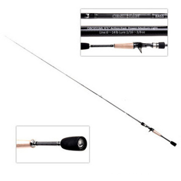 High Carbon Ein Abschnitt Locken Rod Gun Reel Seat Angelrute